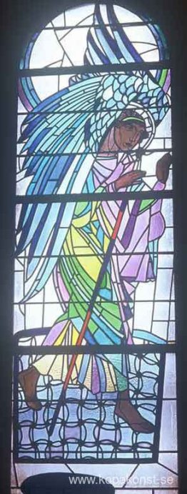 Walking Angel från triptyken The Annunciation Walking Angel från triptyken The Annunciation