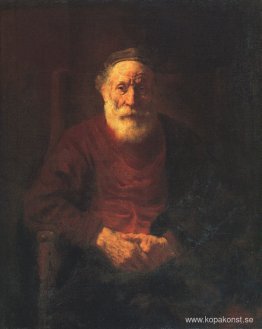 Porträtt av en gammal man i rött Porträtt av en gammal man i rött