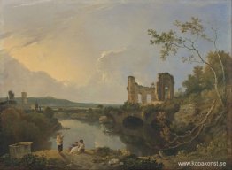 Italienskt landskap (morgon) Italienskt landskap (morgon)