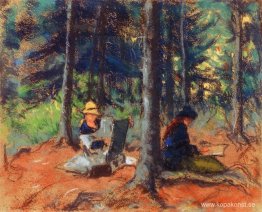 Konstnärer i skogen Konstnärer i skogen