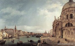 Ingång till Canal Grande: Titta österut Ingång till Canal Grande: Titta österut