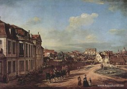 Utsikt över torget Zelazna Brama, Warszawa Utsikt över torget Zelazna Brama, Warszawa