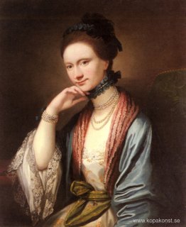 Porträtt av Ann Barbara Hill Medlycott Porträtt av Ann Barbara Hill Medlycott