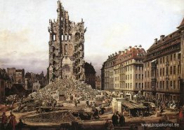 Ruinerna av den gamla Kreuzkirche, Dresden Ruinerna av den gamla Kreuzkirche, Dresden