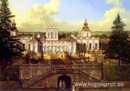 Wilanów-palatset sett från trädgården Wilanów-palatset sett från trädgården