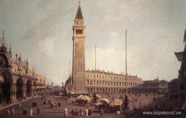 Piazza San Marco: Ser sydväst Piazza San Marco: Ser sydväst