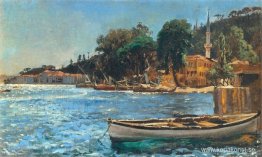 Utsikt över Bebek nära Konstantinopel Utsikt över Bebek nära Konstantinopel