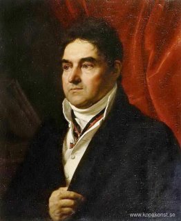 Porträtt av V. S. Khvostov Porträtt av V. S. Khvostov