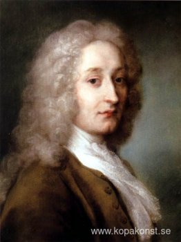 Porträtt av Antoine Watteau Porträtt av Antoine Watteau