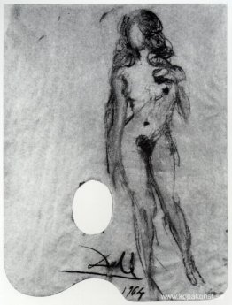 Ofrälse. Naken kvinna på en palett Ofrälse. Naken kvinna på en palett