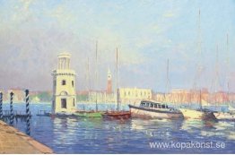 Utsikt från St. Giorgio Marina Utsikt från St. Giorgio Marina