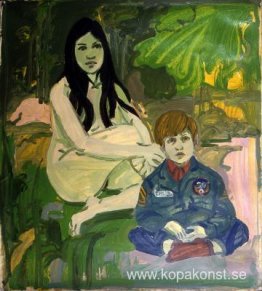 Figur med barn Figur med barn