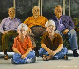 Fyra generationer av Dickie Men Fyra generationer av Dickie Men