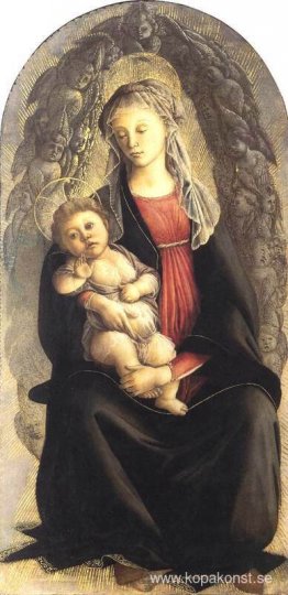 Madonna in Glory med Seraphim Madonna in Glory med Seraphim