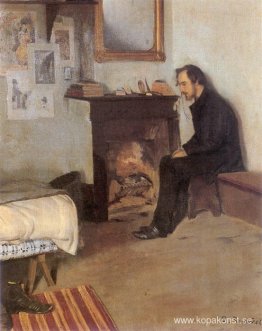Porträtt av Eric Satie Porträtt av Eric Satie