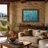 Grenar med mandelblom  — Italiensk villa