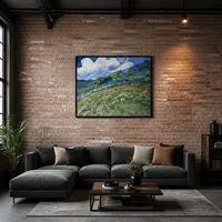 Wheatfield med berg i bakgrunden  — Modern loft