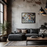 Glasmålning med solen (små nöjen) — Modern loft