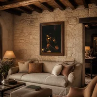 Saint Francis i Meditation — Italiensk villa