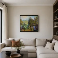 Ett hörn av trädgården i Montgeron — Minimalistiskt galleri