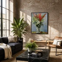 Bukett av Gadiolas, Liljor och Dasies — Modern loft