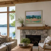 Höstack vid Giverny — Sjöhus