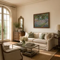 Iris i Monets trädgård — Parislägenhet
