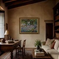 Iris i Monets trädgård — Italiensk villa
