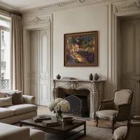 Väg i Monets trädgård i Giverny — Parislägenhet