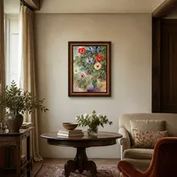 Stilleben med anemoner — Italiensk villa