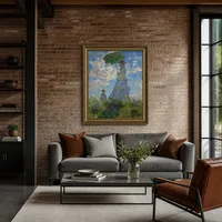 Promenade, Kvinna med ett parasoll — Modern loft