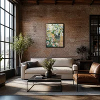 Vita azaleor i en kruka — Modern loft