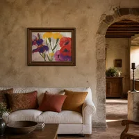 Iris och vallmo — Italiensk villa