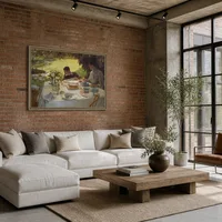 Frukost i trädgården — Modern loft