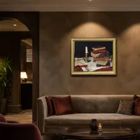 Stilleben med böcker och ljus  — Boutiquehotell