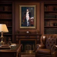 Napoleon Bonaparte i sin studie vid Tuilerierna — Klassiskt bibliotek