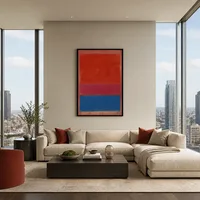 Nr 1 (Royal Red and Blue) — Lyxig takvåning