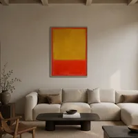 Okra och rött på rött — Modern loft