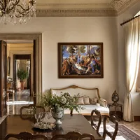 Apollon och muserna — Italiensk villa