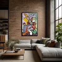 Fantastiskt stilleben på piedestal — Modern loft
