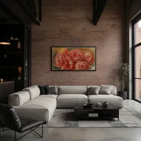 Röda rosor — Modern loft