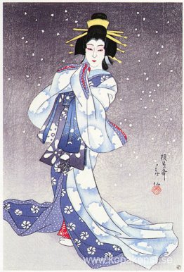 Otani Tomoemon som snöns ande Otani Tomoemon som snöns ande