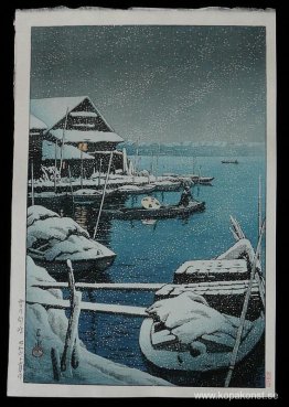 Snö vid Mukojima Snö vid Mukojima