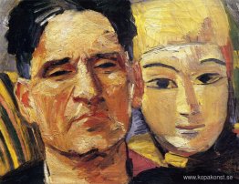 Självporträtt med mask Självporträtt med mask