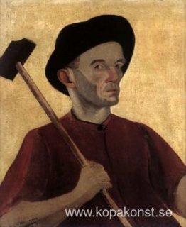 Auto-retrato com marreta Auto-retrato com marreta