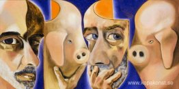 Självporträtt med och utan masken Självporträtt med och utan masken