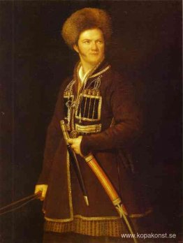 Självporträtt i kostym av en kaukasisk krigare Självporträtt i kostym av en kaukasisk krigare