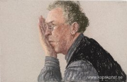 Självporträtt med handen upp Självporträtt med handen upp