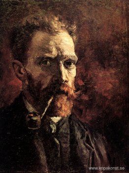 Självporträtt med rör Självporträtt med rör