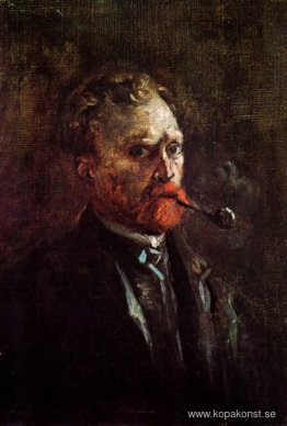 Självporträtt med rör Självporträtt med rör